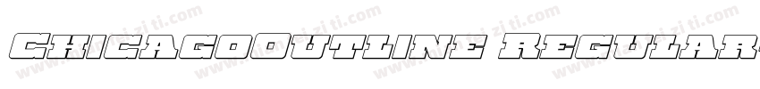 ChicagoOutline Regular字体转换